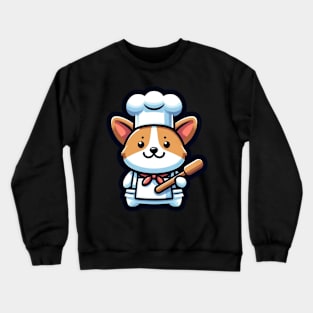 Chef corgi Crewneck Sweatshirt